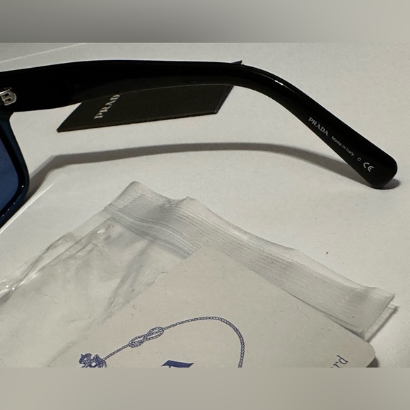 Prada Symbole Men’s Black Sunglasses Shades Brand New with Box - Picture 10 of 11